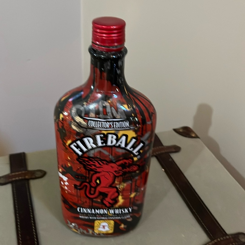 Fire ball collector's edition empty bottle